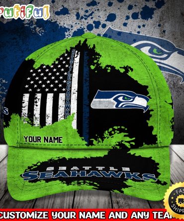 Seattle Baseball Cap Your Name Custom Baseball Cap