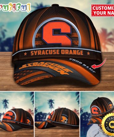 Ncaa Syracuse Orange Baseball Cap Custom Cap For Football Fans