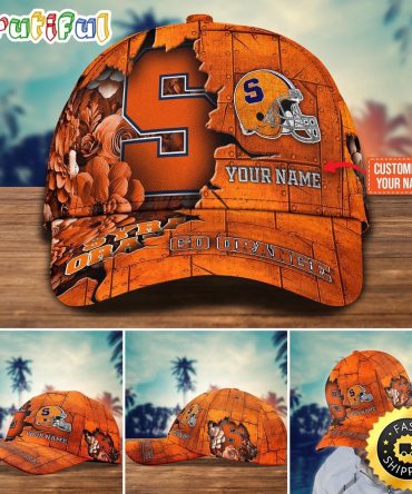 Ncaa Syracuse Orange Baseball Cap Custom Hat For Fans