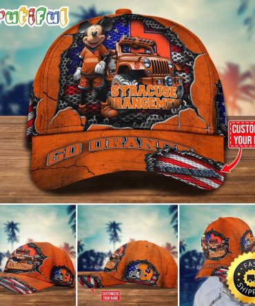 Ncaa Syracuse Orange Baseball Cap Trending Customize Cap