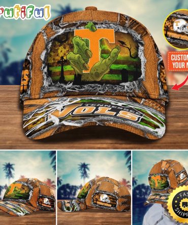 Ncaa Tennessee Volunteers Baseball Cap Halloween Custom Name Cap