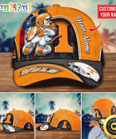 Ncaa Tennessee Volunteers Baseball Cap Mickey Mouse Custom Cap For Fans