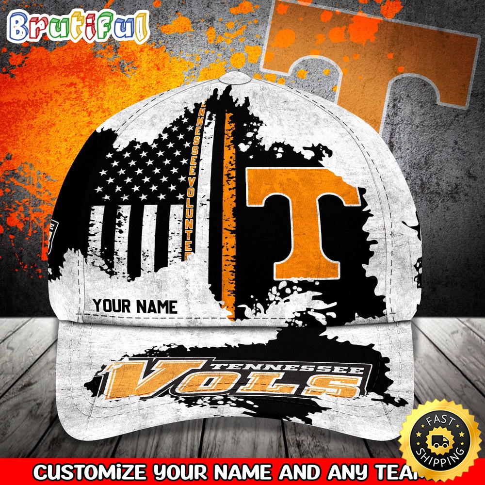Ncaa Tennessee Volunteers Baseball Cap Your Name Custom Baseball Cap