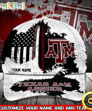 Ncaa Texas A&Ampm Aggies Baseball Cap Your Name Custom Baseball Cap