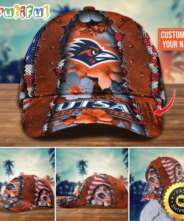 Ncaa Utsa Roadrunners Baseball Cap Custom Cap For Fans
