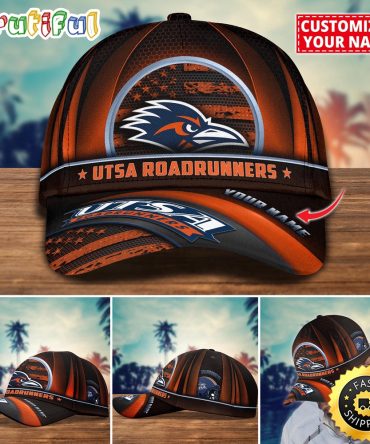 Ncaa Utsa Roadrunners Baseball Cap Custom Cap For Football Fans