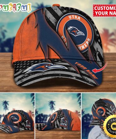 Ncaa Utsa Roadrunners Baseball Cap Custom Cap For Sport Fans