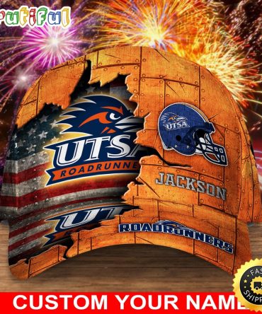 Ncaa Utsa Roadrunners Baseball Cap Custom Cap Go Sports Teams