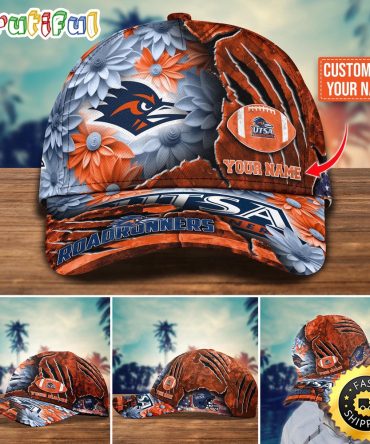 Ncaa Utsa Roadrunners Baseball Cap Custom Hat For Fans New Arrivals