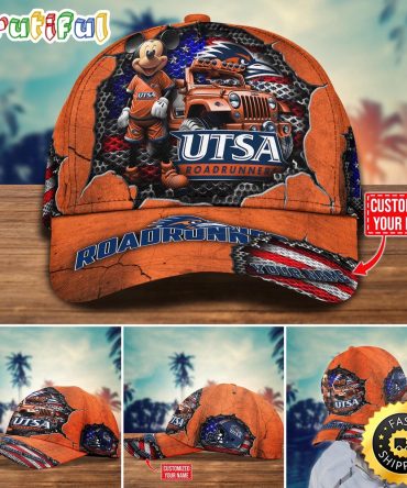 Ncaa Utsa Roadrunners Baseball Cap Trending Customize Cap