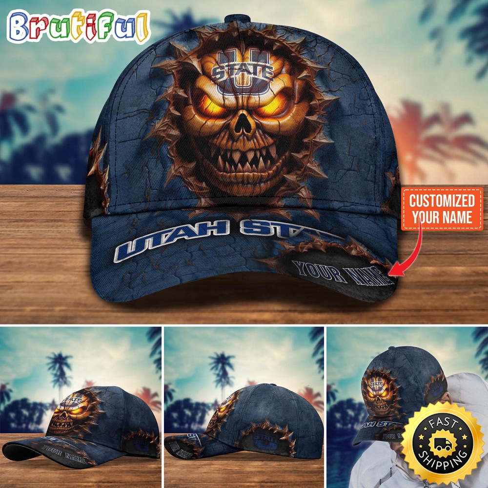 Ncaa Utah State Aggies Baseball Cap Halloween Custom Cap For This Season