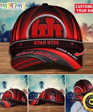 Ncaa Utah Utes Baseball Cap Custom Cap For Football Fans