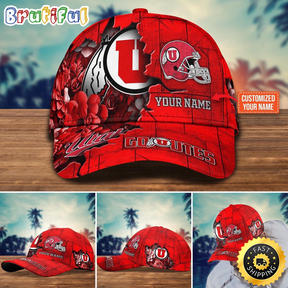 Ncaa Utah Utes Baseball Cap Custom Hat For Fans