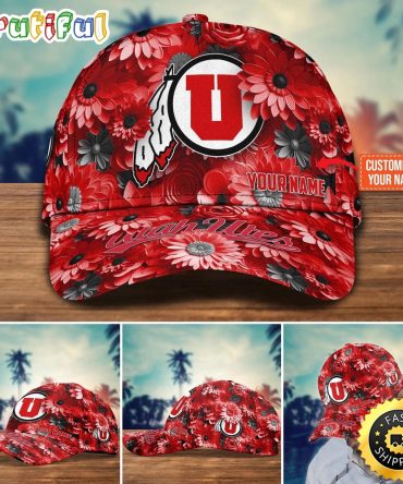 Ncaa Utah Utes Baseball Cap Customized Cap Hot Trending