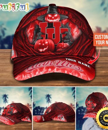 Ncaa Utah Utes Baseball Cap Halloween Custom Cap For Fans