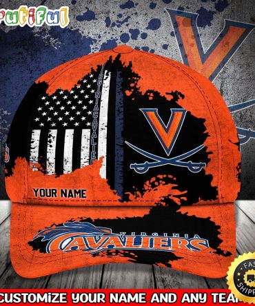 Ncaa Virginia Cavaliers Baseball Cap Your Name Custom Baseball Cap
