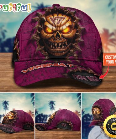 Ncaa Virginia Tech Hokies Baseball Cap Halloween Custom Cap For This Season
