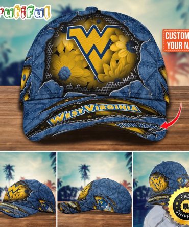 Ncaa West Virginia Mountaineers Baseball Cap Custom Cap Trending