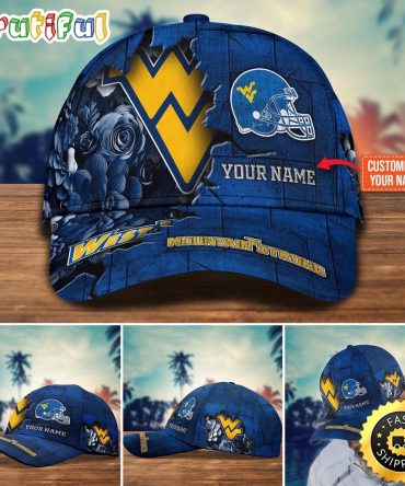 Ncaa West Virginia Mountaineers Baseball Cap Custom Hat For Fans