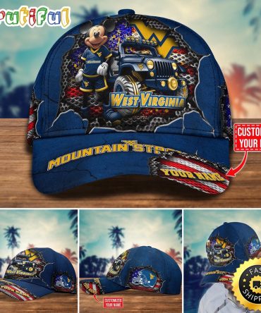 Ncaa West Virginia Mountaineers Baseball Cap Trending Customize Cap