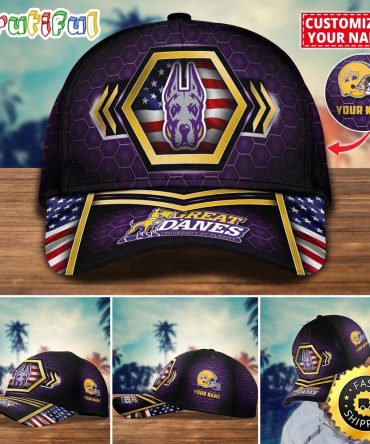 Ncaa Albany Great Danes Baseball Cap Best Trending Custom Name Cap