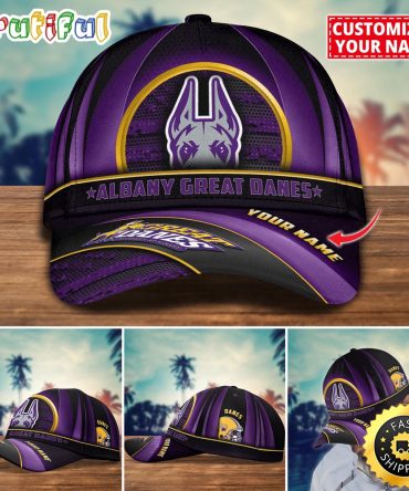 Ncaa Albany Great Danes Baseball Cap Custom Cap For Football Fans