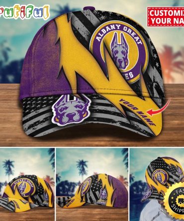 Ncaa Albany Great Danes Baseball Cap Custom Cap For Sport Fans
