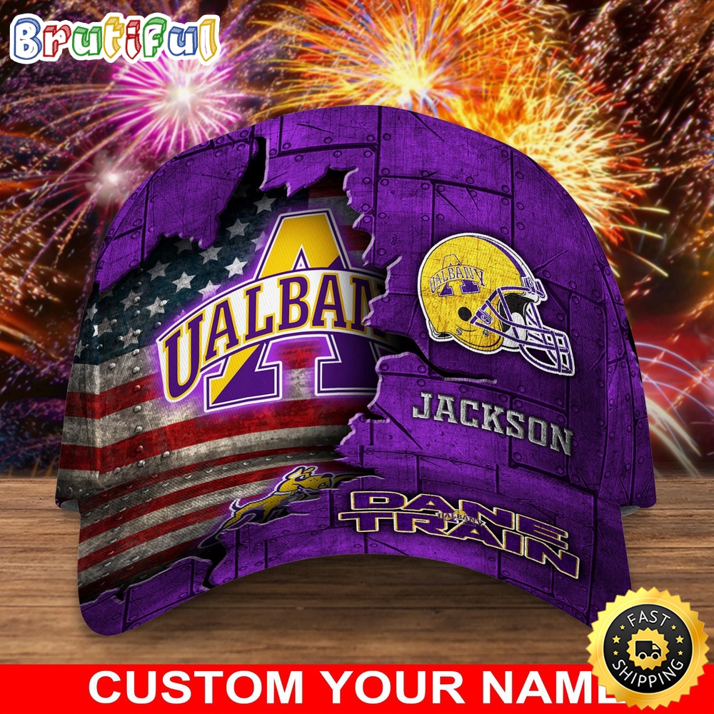 Ncaa Albany Great Danes Baseball Cap Custom Cap Go Sports Teams