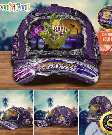 Ncaa Albany Great Danes Baseball Cap Halloween Custom Name Cap