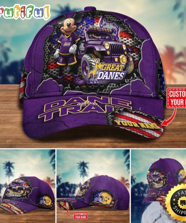 Ncaa Albany Great Danes Baseball Cap Trending Customize Cap