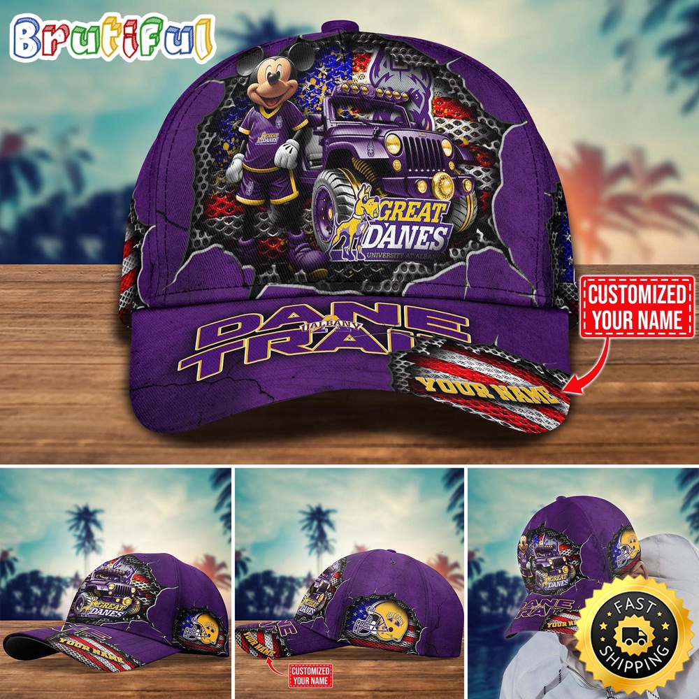 Ncaa Albany Great Danes Baseball Cap Trending Customize Cap