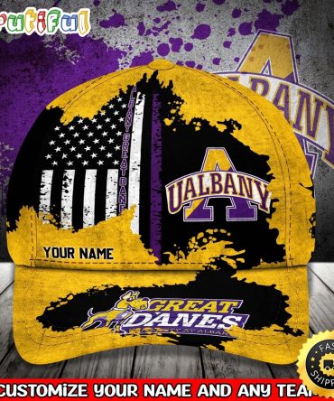 Ncaa Albany Great Danes Baseball Cap Your Name Custom Baseball Cap