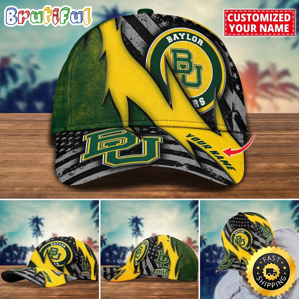 Ncaa Baylor Bears Baseball Cap Custom Cap For Sport Fans