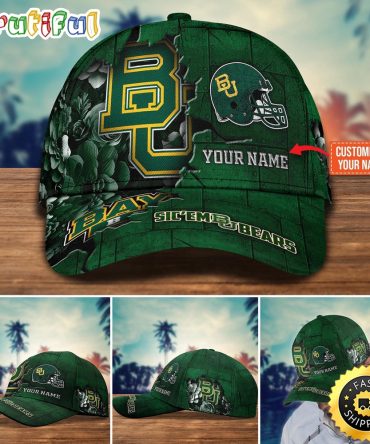 Ncaa Baylor Bears Baseball Cap Custom Hat For Fans