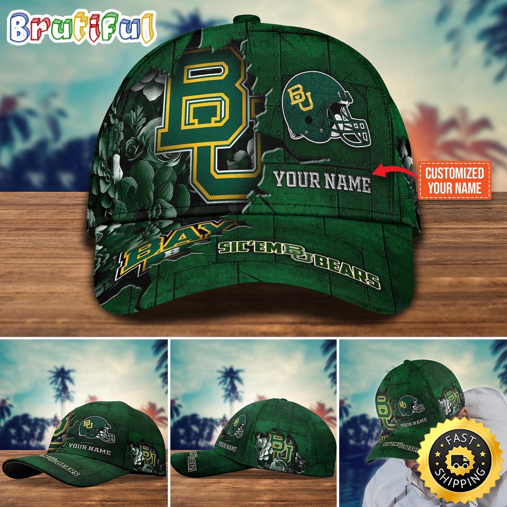 Ncaa Baylor Bears Baseball Cap Custom Hat For Fans
