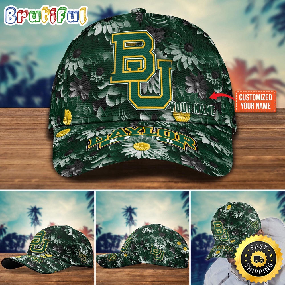 Ncaa Baylor Bears Baseball Cap Customized Cap Hot Trending