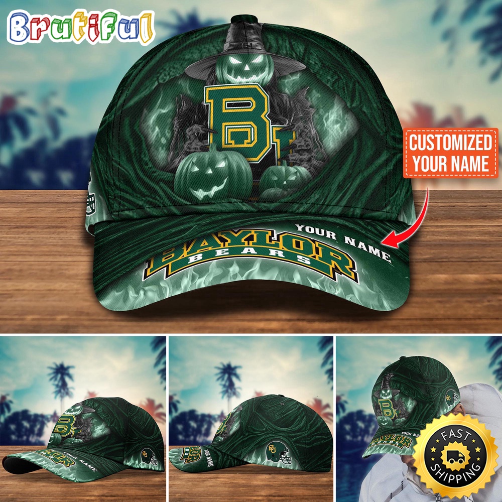 Ncaa Baylor Bears Baseball Cap Halloween Custom Cap For Fans