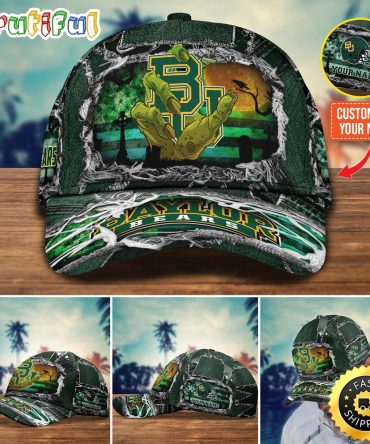 Ncaa Baylor Bears Baseball Cap Halloween Custom Name Cap