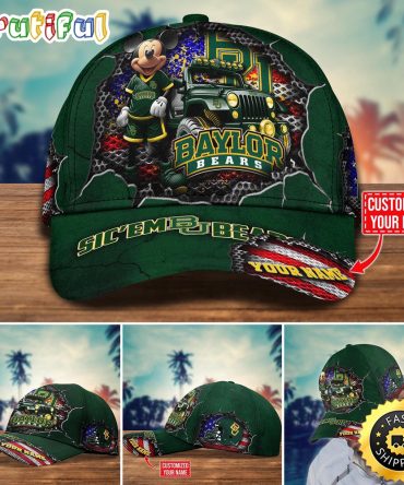 Ncaa Baylor Bears Baseball Cap Trending Customize Cap