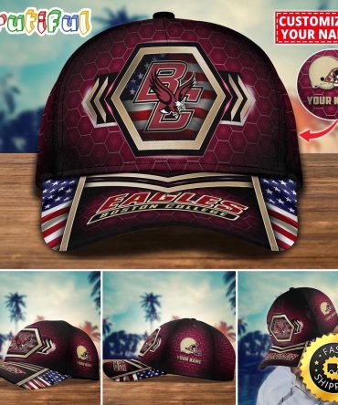 Ncaa Boston College Eagles Baseball Cap Best Trending Custom Name Cap