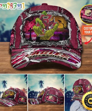Ncaa Boston College Eagles Baseball Cap Halloween Custom Name Cap