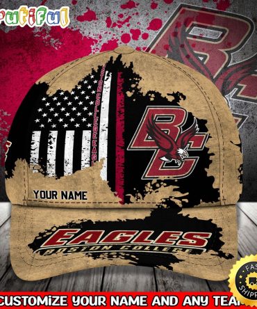 Ncaa Boston College Eagles Baseball Cap Your Name Custom Baseball Cap