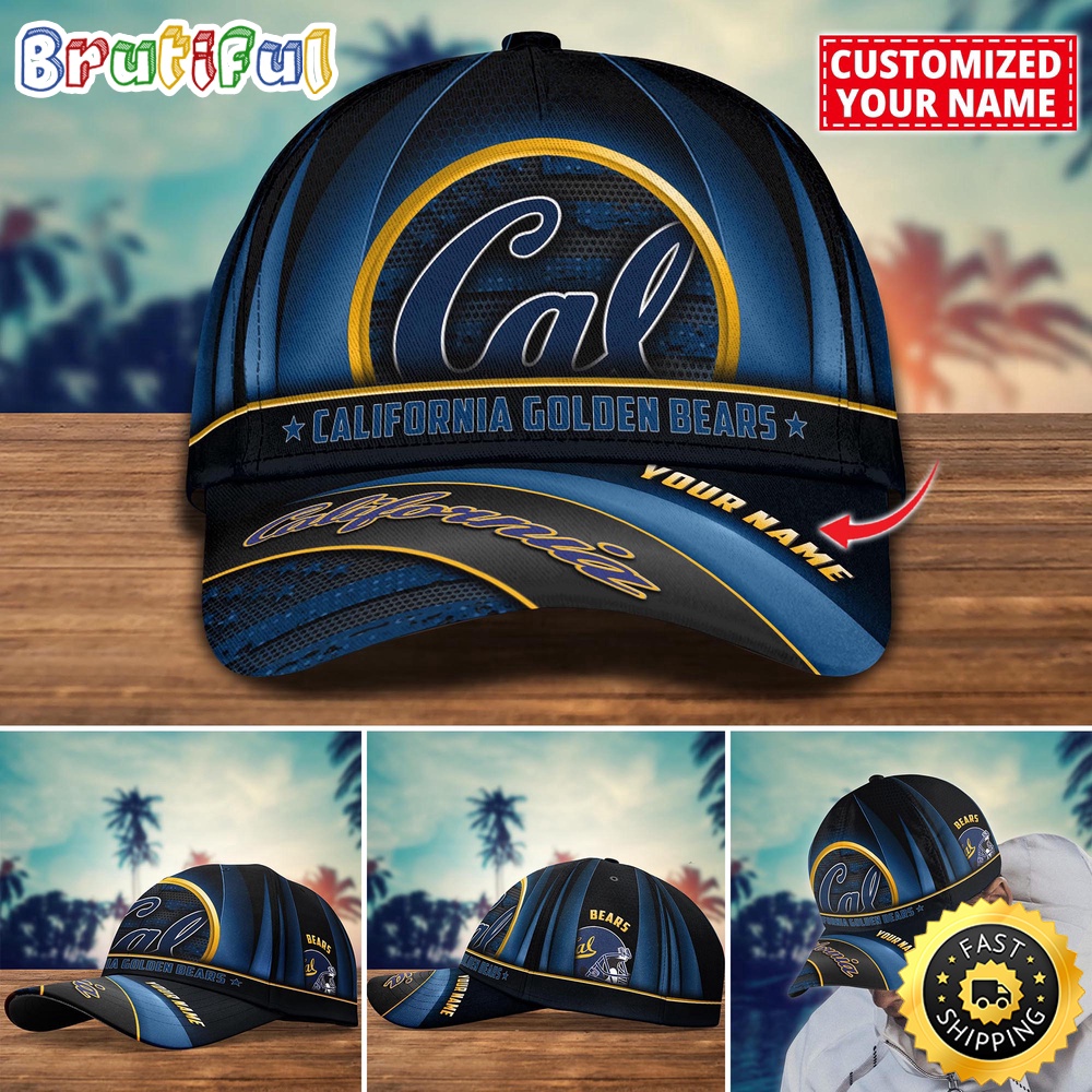 Ncaa California Golden Bears Baseball Cap Custom Cap For Football Fans