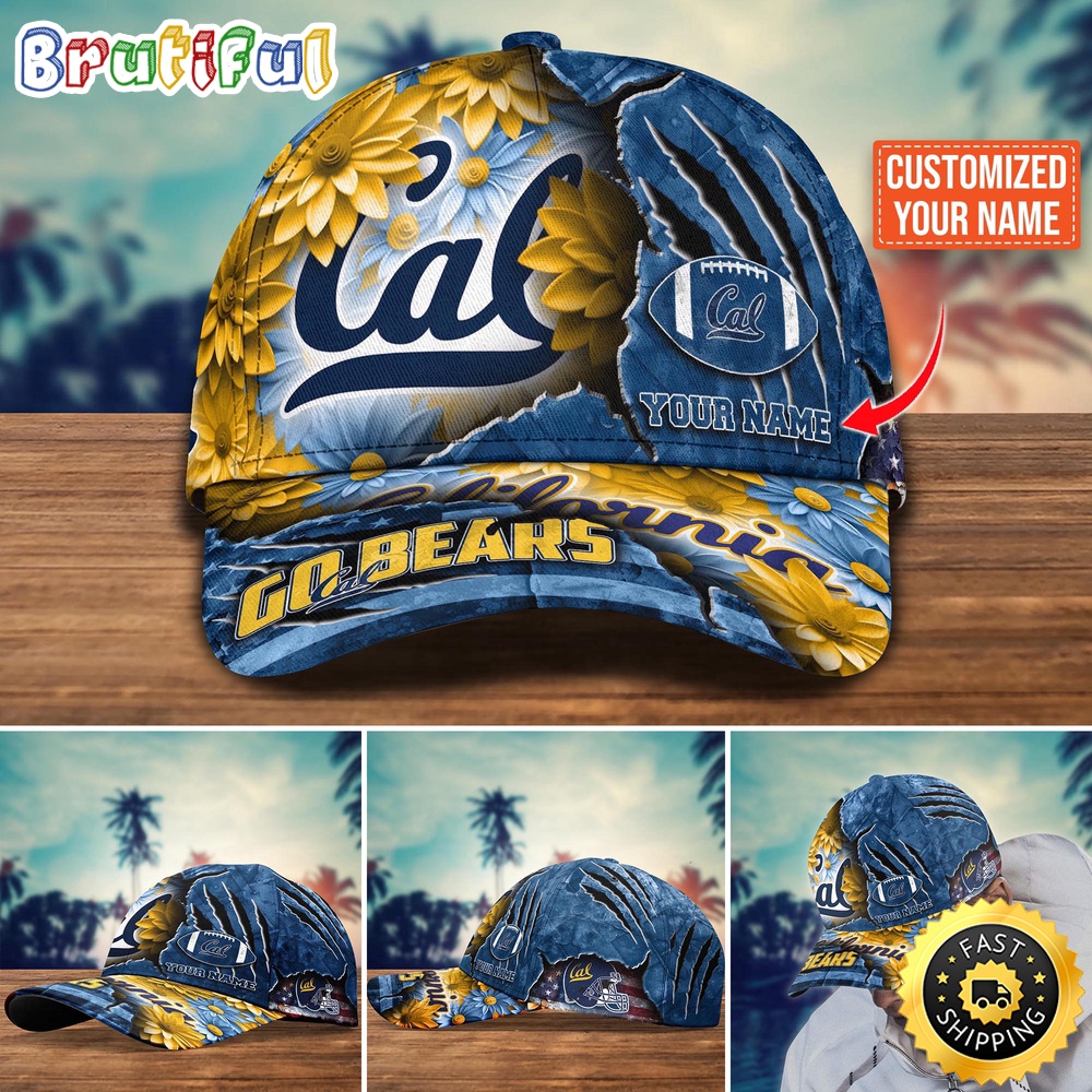 Ncaa California Golden Bears Baseball Cap Custom Hat For Fans New Arrivals