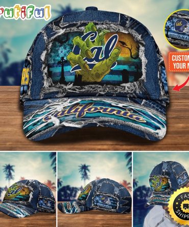 Ncaa California Golden Bears Baseball Cap Halloween Custom Name Cap
