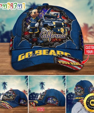 Ncaa California Golden Bears Baseball Cap Trending Customize Cap