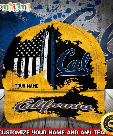 Ncaa California Golden Bears Baseball Cap Your Name Custom Baseball Cap