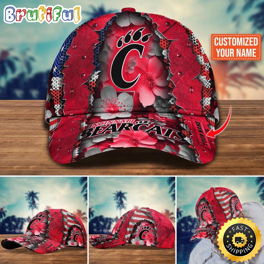 Ncaa Cincinnati Bearcats Baseball Cap Custom Cap For Fans