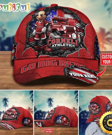 Ncaa Cornell Big Red Baseball Cap Trending Customize Cap