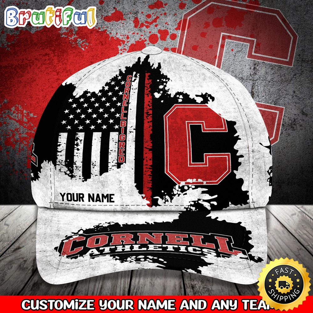 Ncaa Cornell Big Red Baseball Cap Your Name Custom Baseball Cap